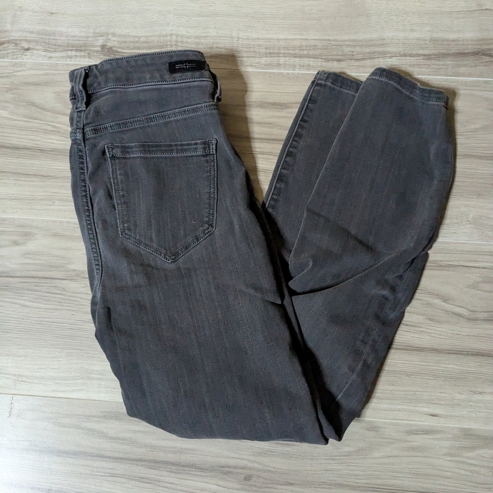 Liverpool Los Angeles 0P Skinny High Rise Ankle Dark Gray Denim Jeans Jeggings